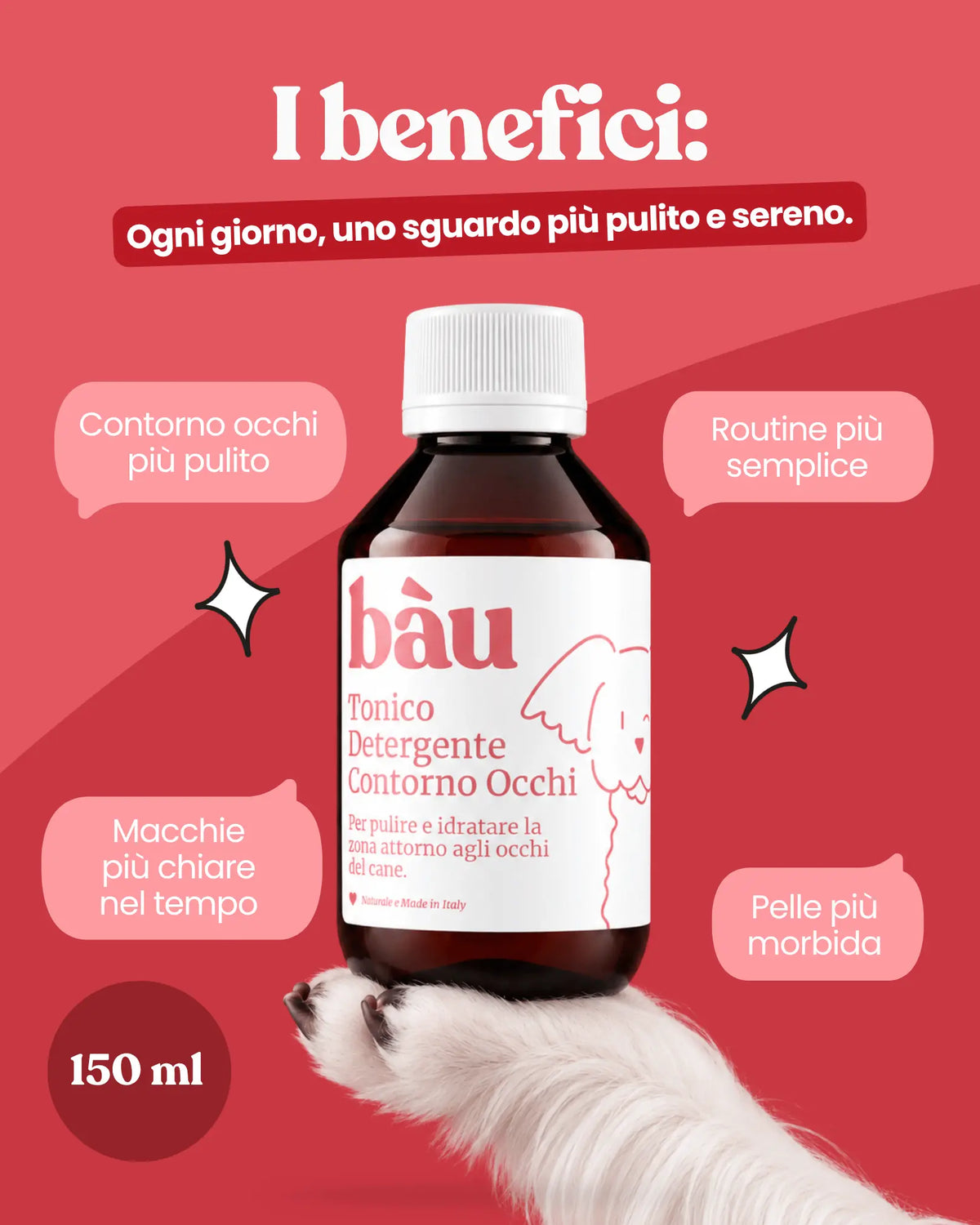 Tonico detergente per gli occhi