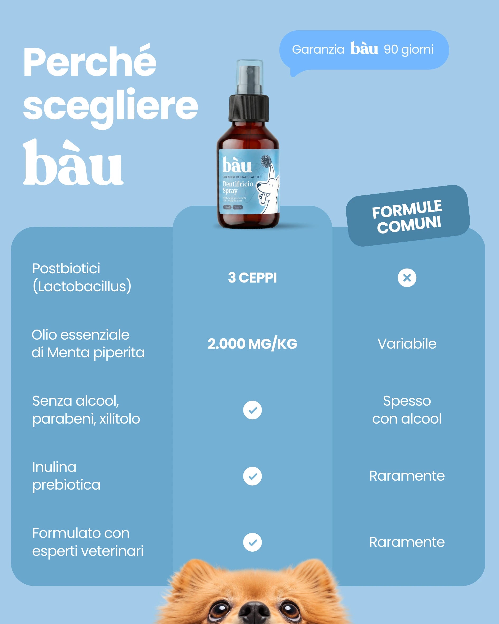 Dentifricio spray