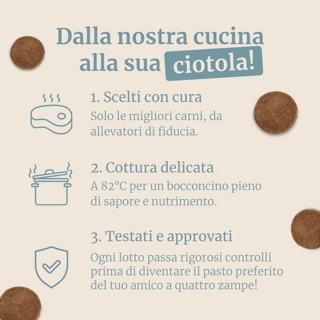 Crocchette con Tonno, Patate Dolci e Broccoli per cani adulti di taglia media