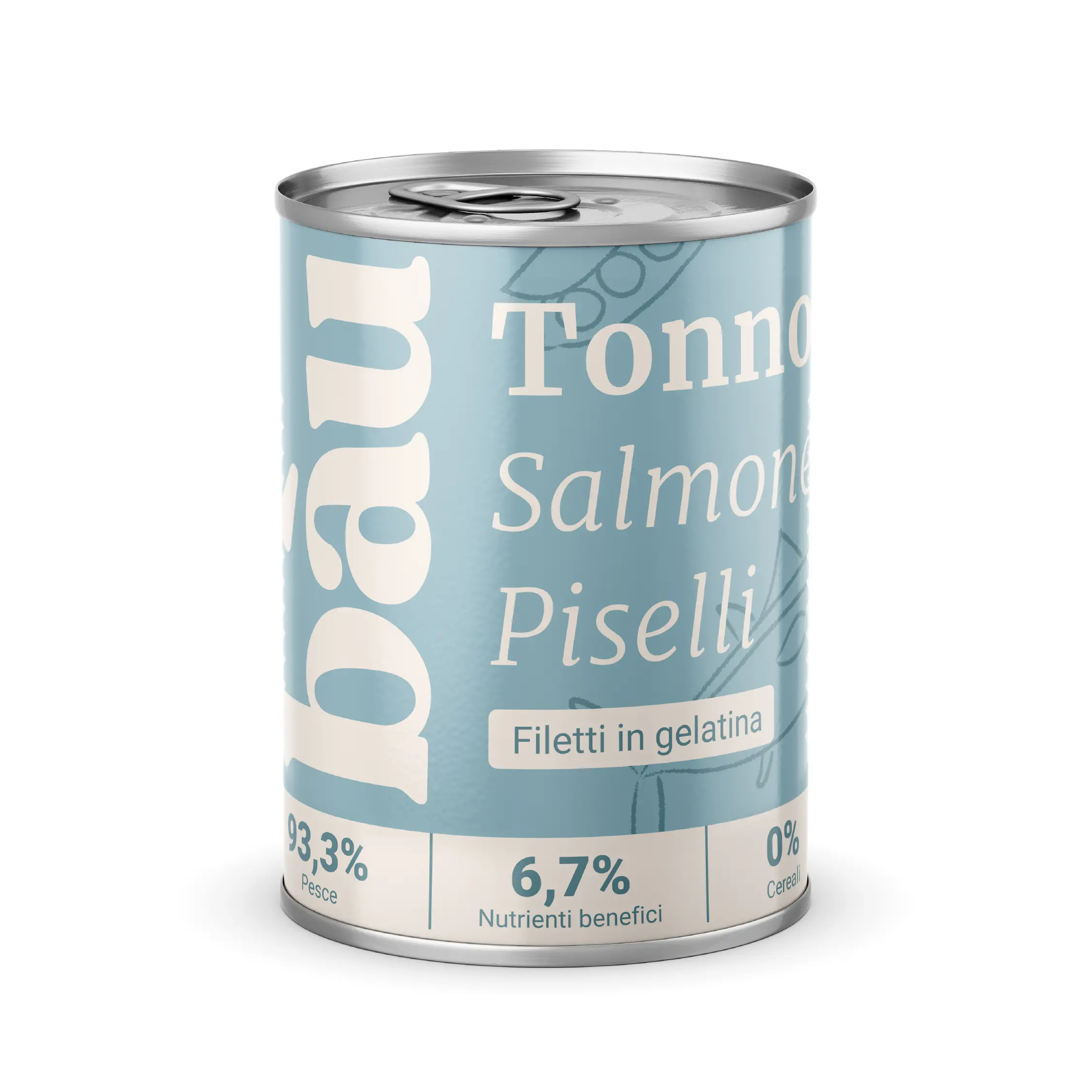 Filetti Tonno Salmone e Piselli per cani adulti