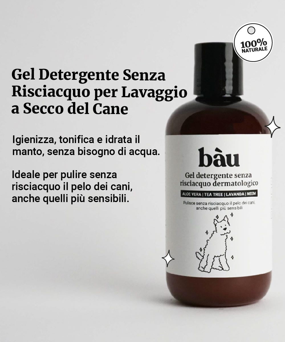Gel detergente senza risciacquo