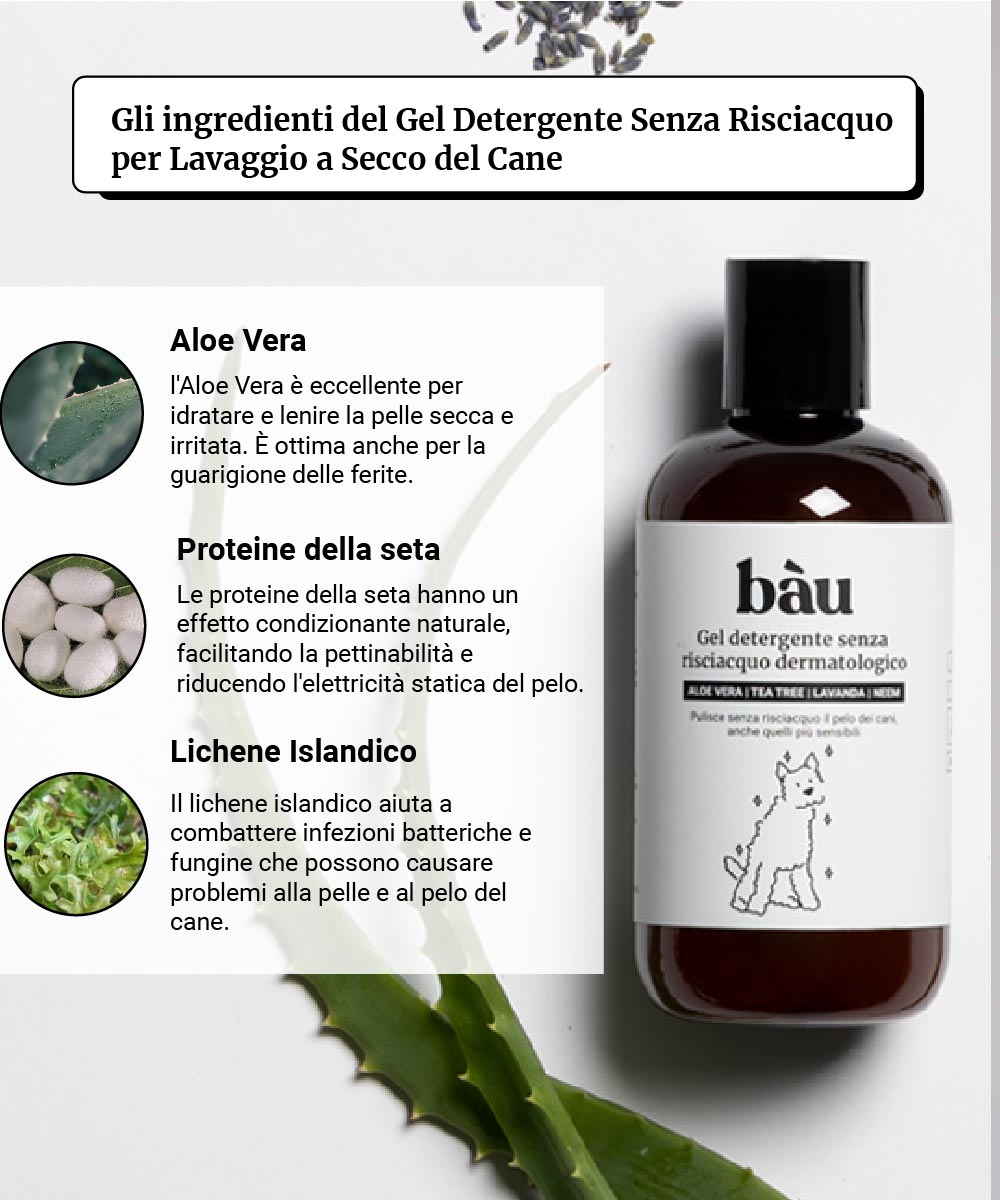 Gel detergente senza risciacquo