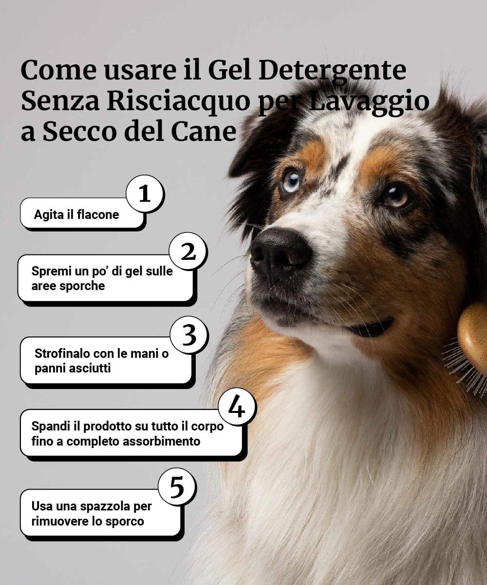 Gel detergente senza risciacquo