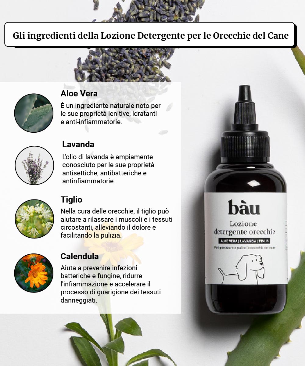 Lozione detergente per le orecchie