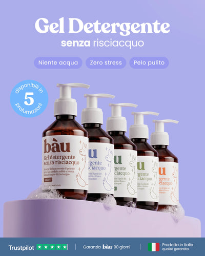 Gel detergente senza risciacquo