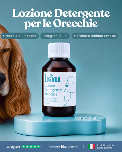 Lozione detergente per le orecchie