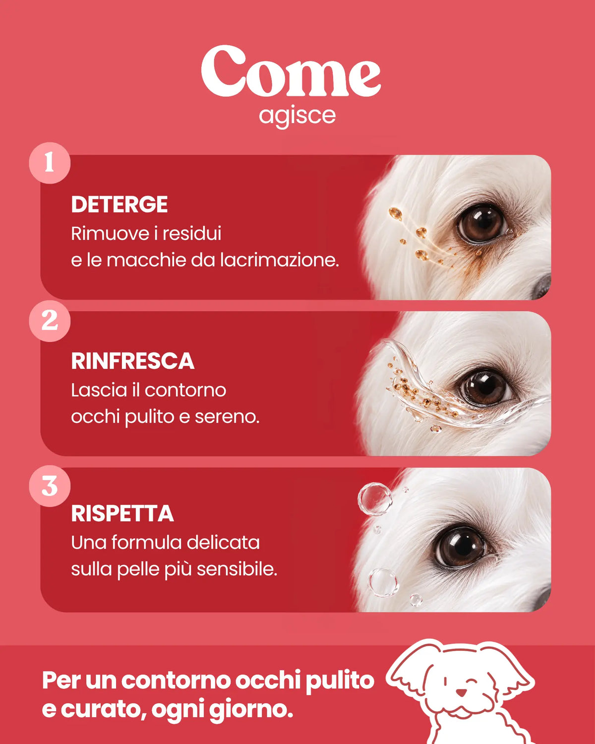 Tonico detergente per gli occhi
