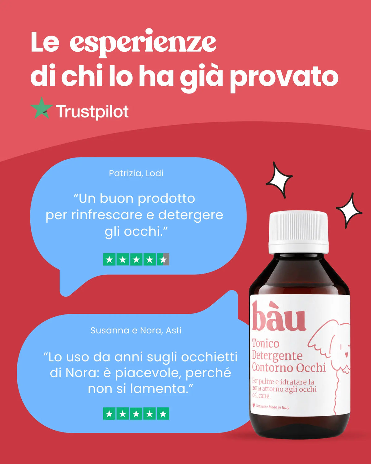 Tonico detergente per gli occhi