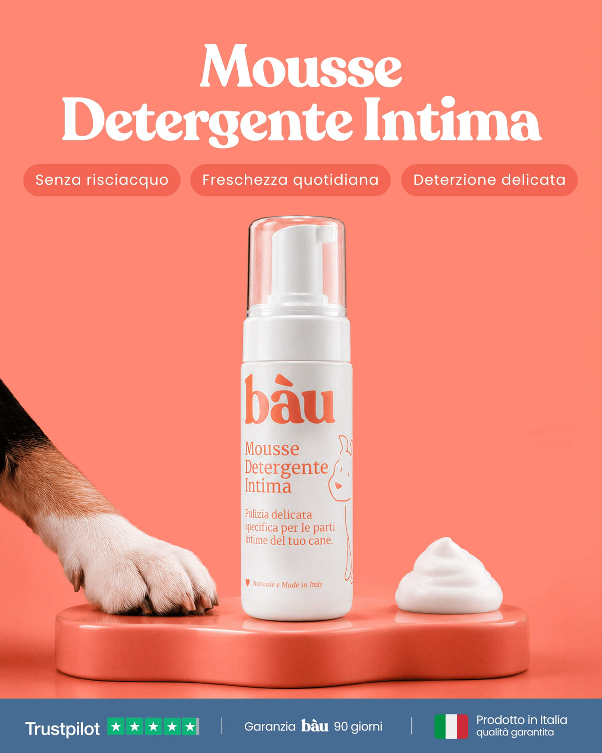 Mousse Detergente Intimo
