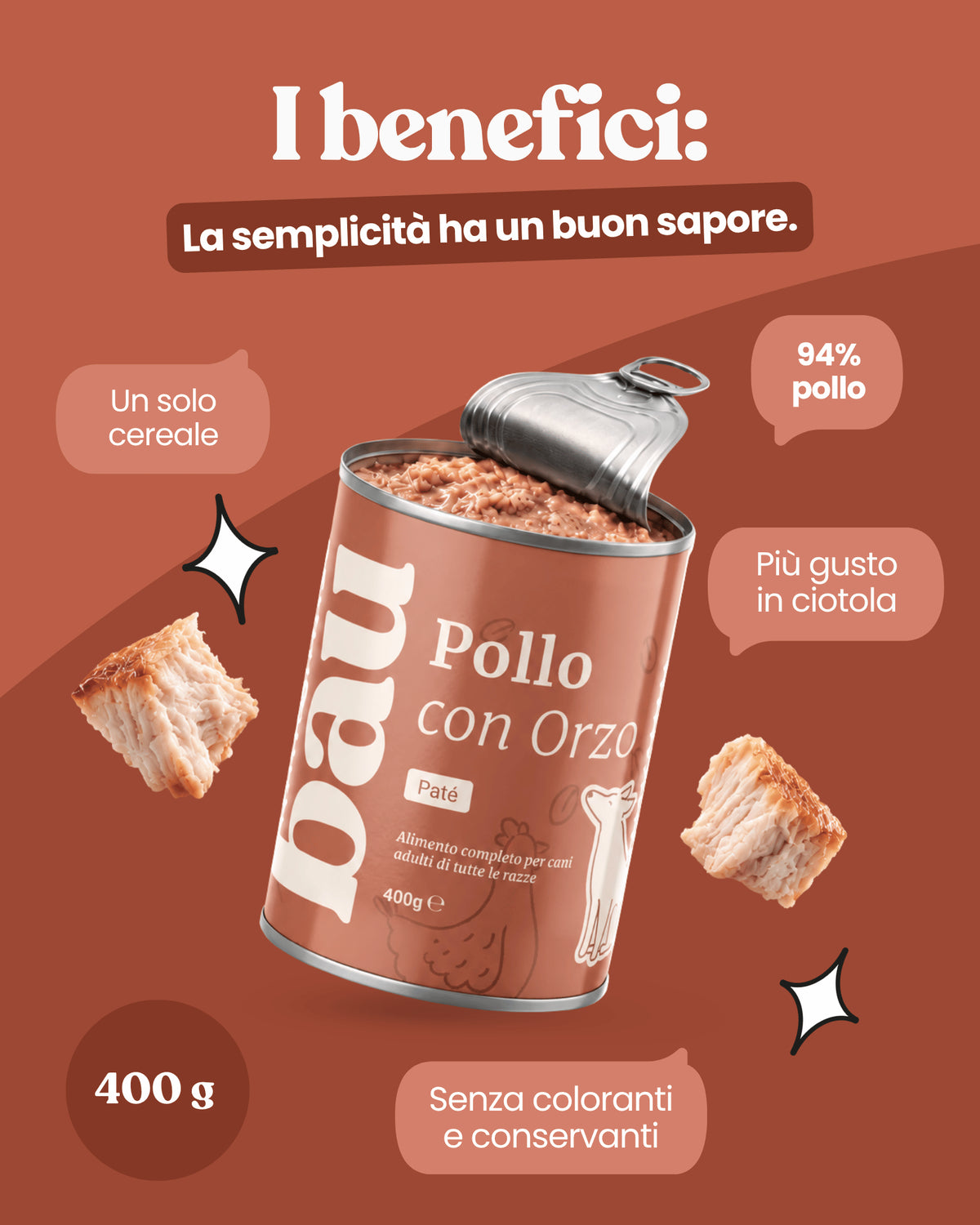 Patè al Pollo per cane adulti