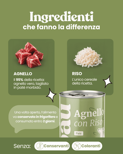 Patè all'Agnello per cane adulti