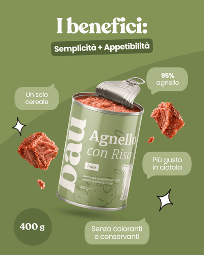 Patè all'Agnello per cane adulti