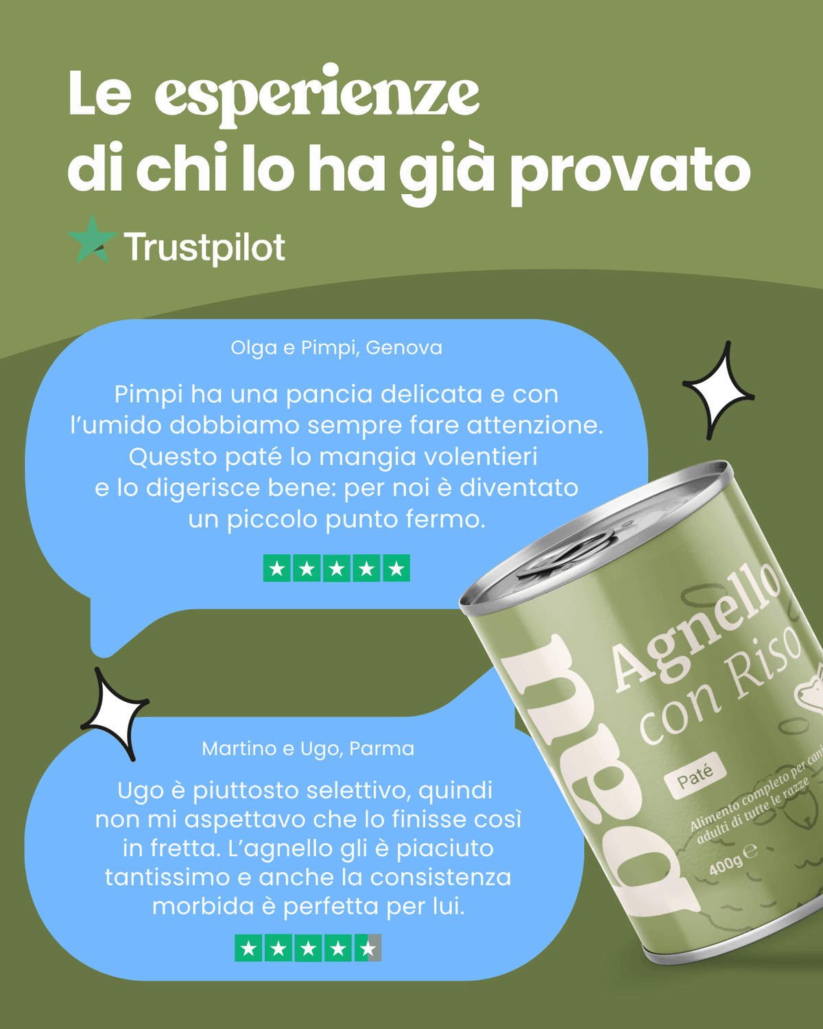 Patè all'Agnello per cane adulti
