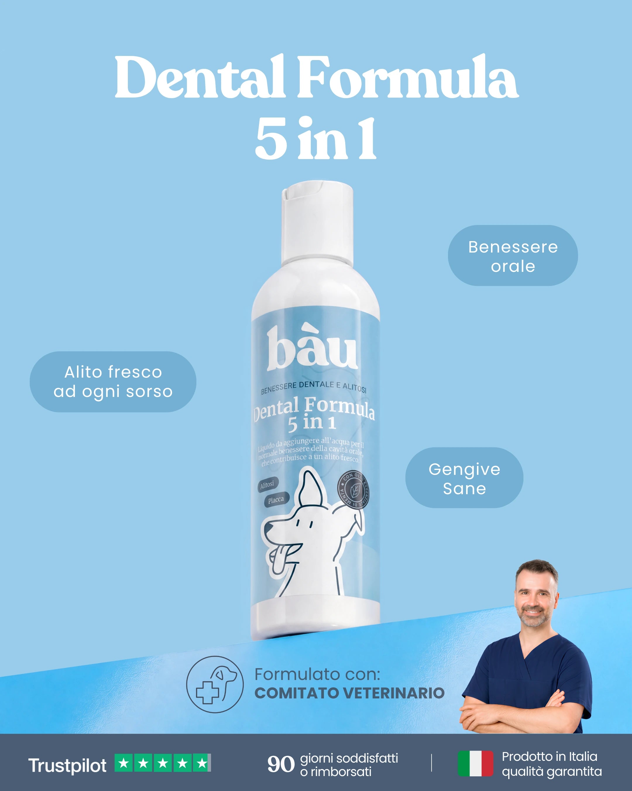 Alito Fresco Cani | Da Aggiungere all'Acqua | Bu Bau Cosmesi Alito Fresco Cani | Da Aggiungere all'Acqua | Bu Bau Cosmesi