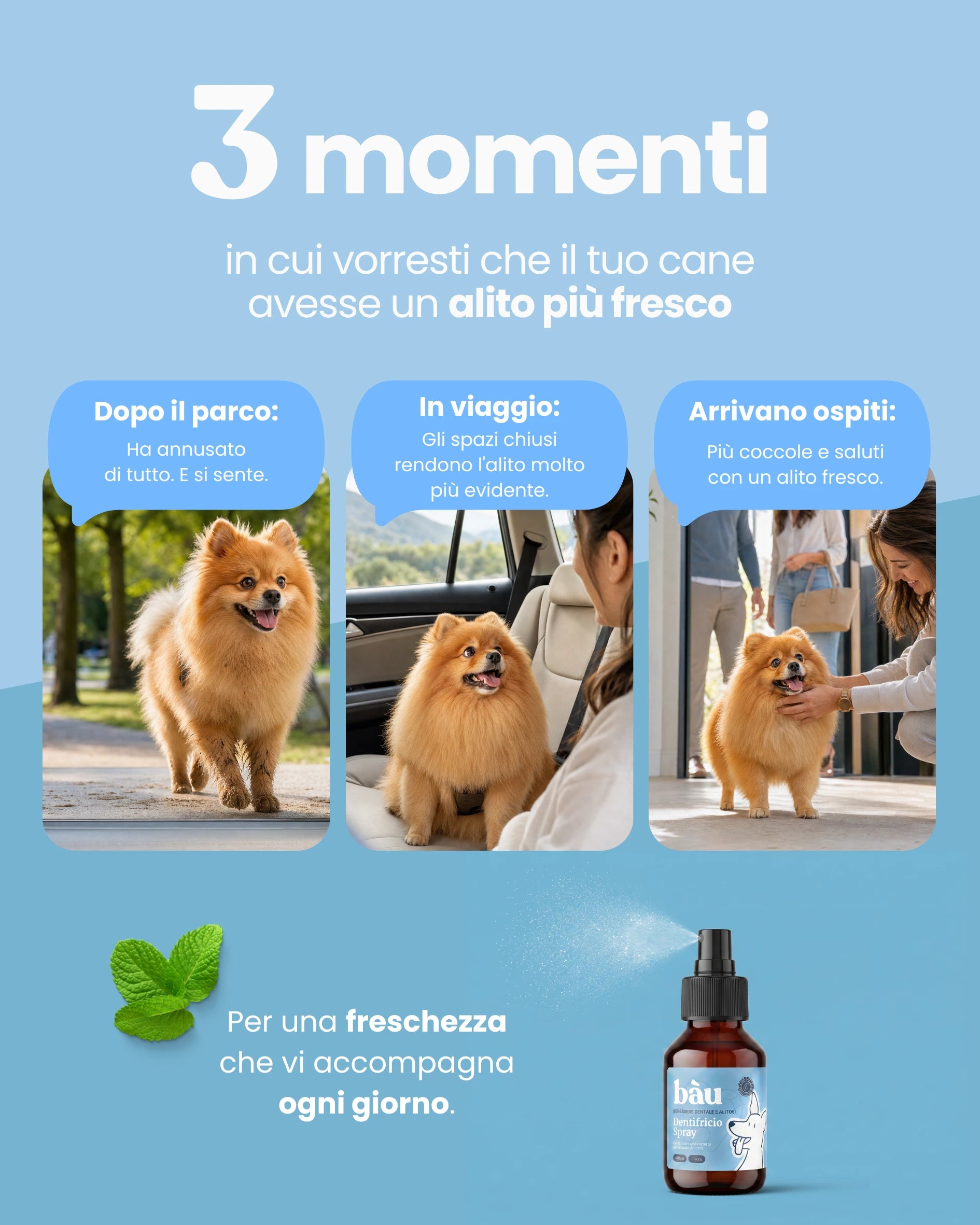 Dentifricio spray