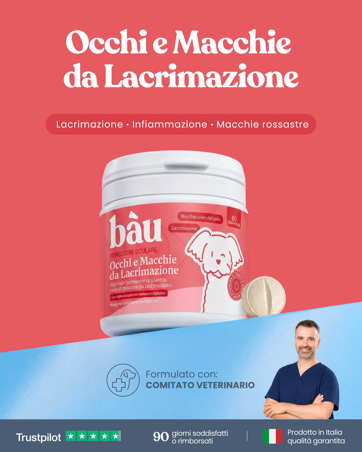 Occhi e Macchie da Lacrimazione