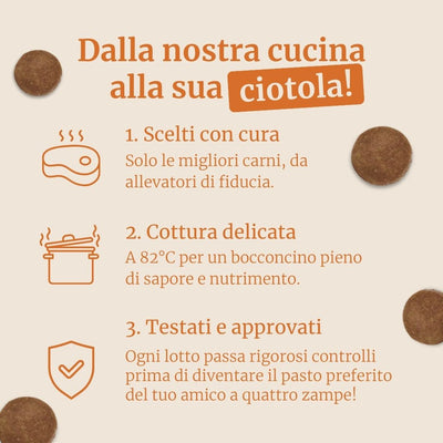 Crocchette con Anatra, Patate dolci e Arancia per cani adulti di taglia piccola
