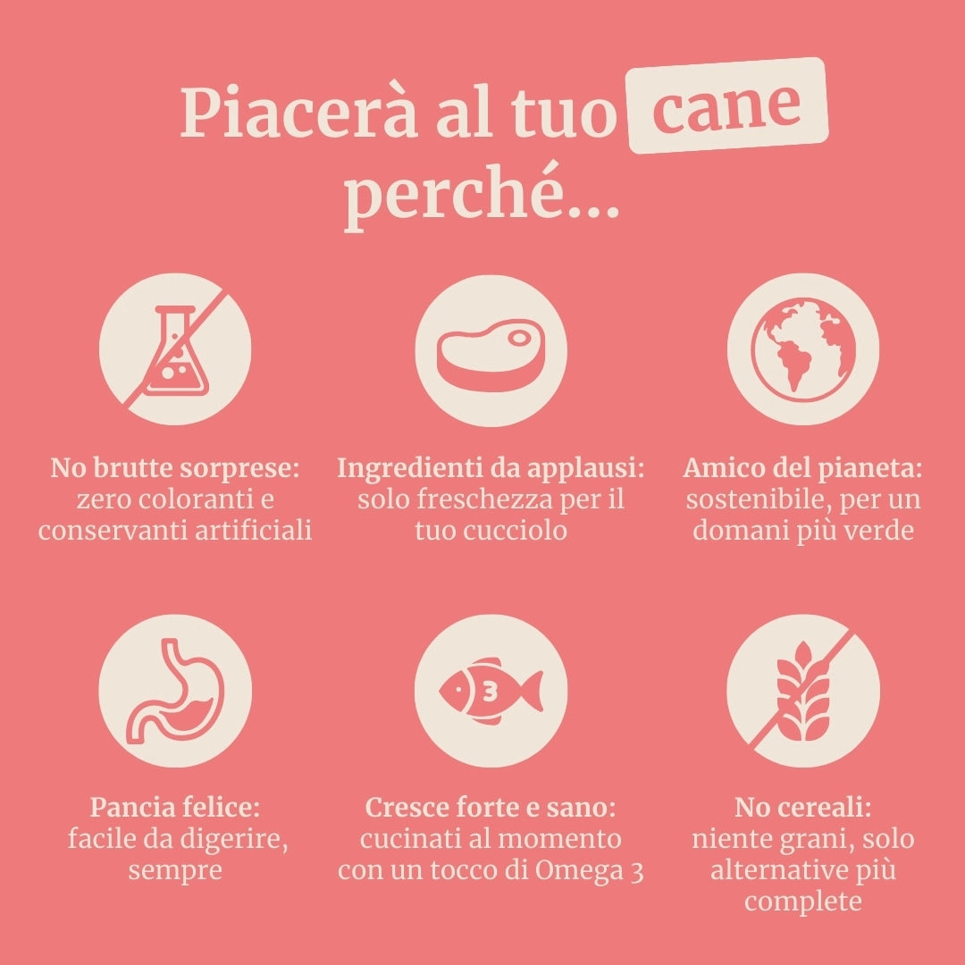 Crocchette con Maiale, Patate Dolci e Mela per cani adulti di taglia media