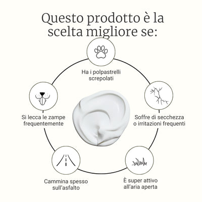 Pomata per le zampe
