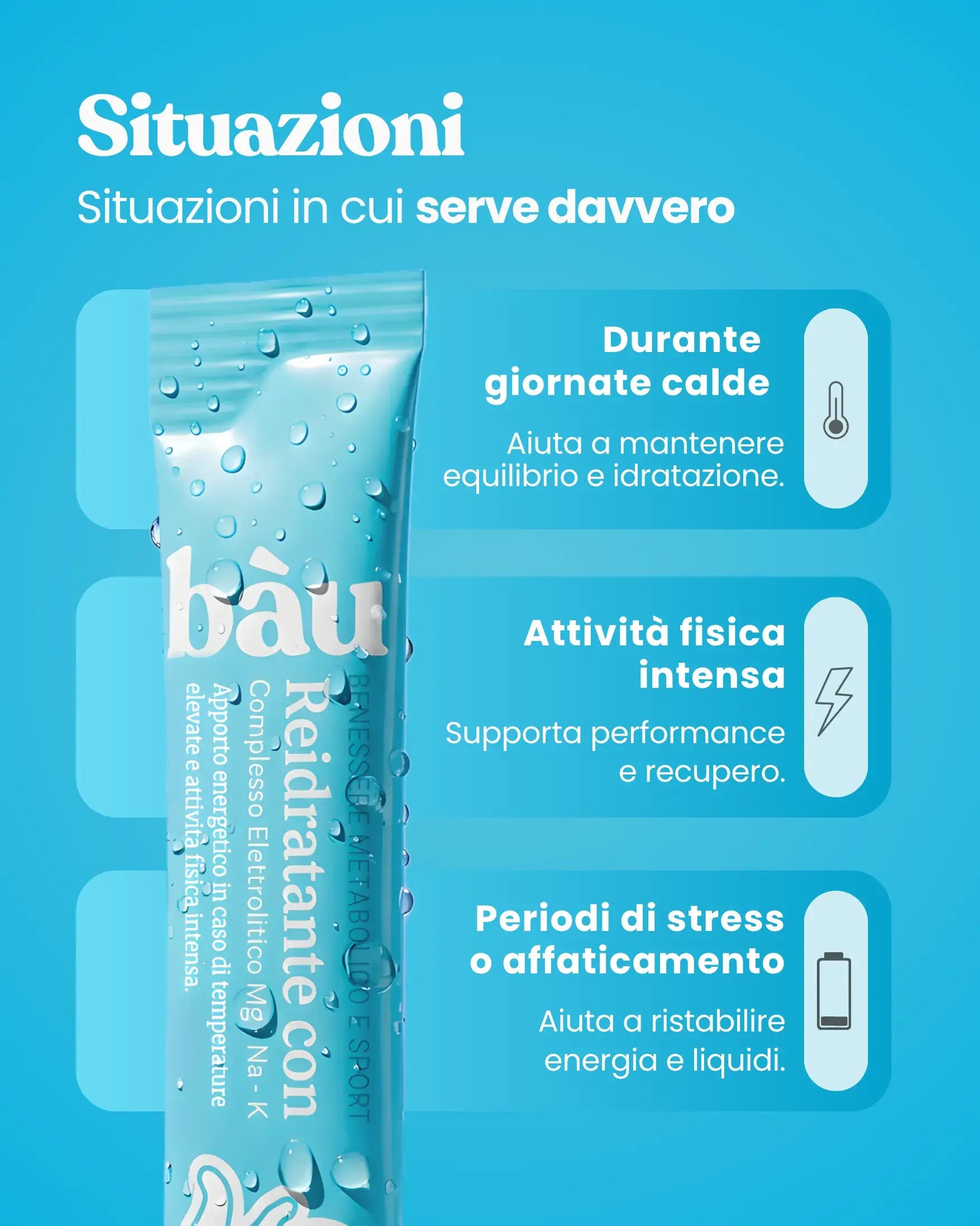 Reidratante con Complesso Elettrolitico