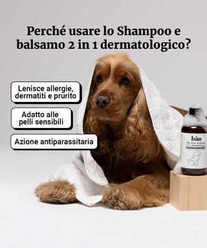 Shampoo e balsamo 2 in 1 dermatologico
